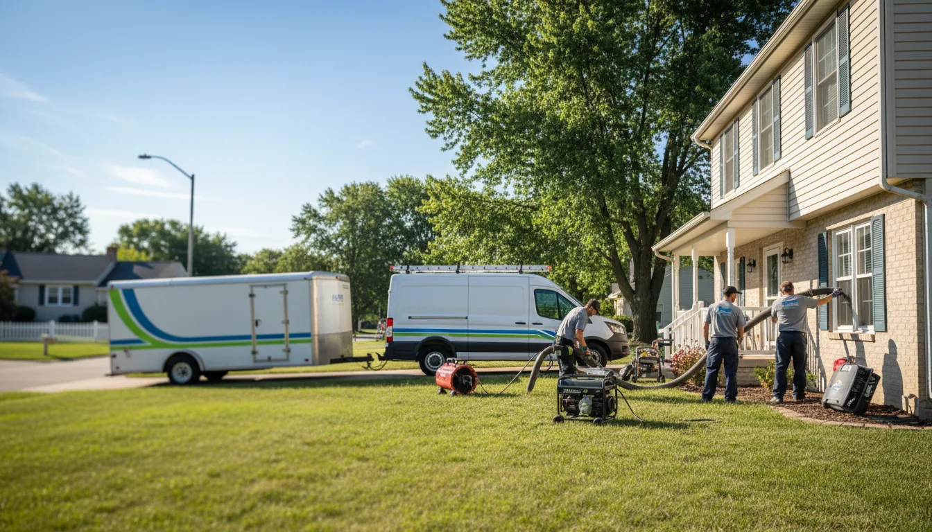 Flooded Basement Restoration And Cleanup With Repair in Cummington, MA near me